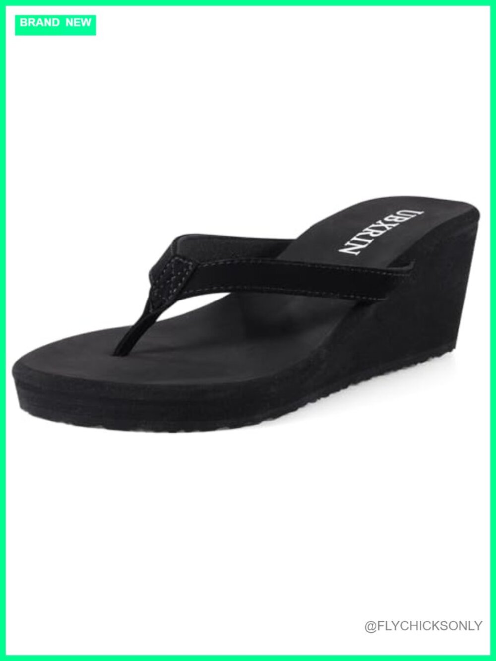 Womens Wedge Flip Flops Platform Thong Sandals Arch Support Slip On